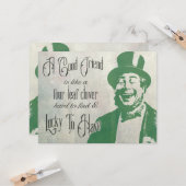 サンパトリックスフレンドシップヴィンテージタイポグラフィ カード (正面/裏面インサイチュ)