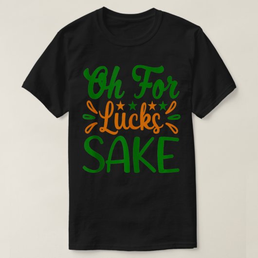 サンパトリックスOh For LucksサキクローバープリントSh Tシャツ (デザイン正面)