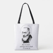 サンパドレピオツーカトリック引用文 トートバッグ (裏面)