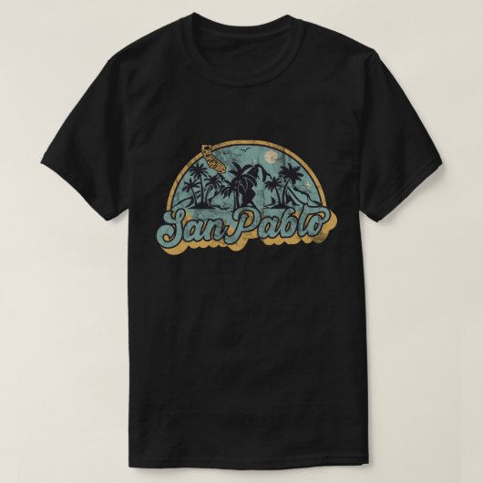 サンパブロ カリフォルニア Tシャツ (デザイン正面)