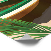 サンパンチョビーチ旅行ポスター ポスター (角)