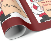 サンパーソナライズされたタのニースリスト ラッピングペーパー (ロールコーナー)