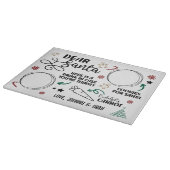 サンパーソナライズされたタ親愛 カッティングボード (角)