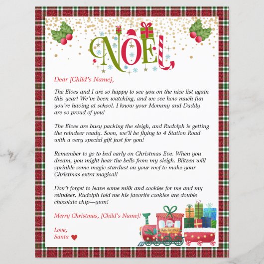 サンパーソナライズされたタ・ギフ子供へからの手紙 (正面)