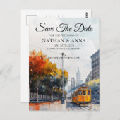 サンパーソナライズされたフランシスコスカイラインポストカード ポストカード (正面/裏面)