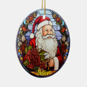 サンパーソナライズされた信じタ教会ガラス セラミックオーナメント (右)