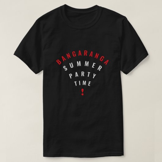 サンパーティTシャツ バンガランガ Tシャツ (デザイン正面)