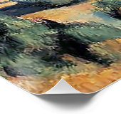 サンビクトワールバーヌマウンテンポールセザンヌ ポスター (コーナー)