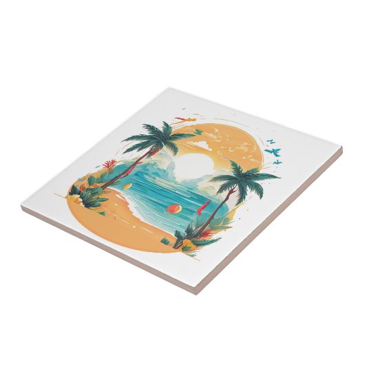 サンビーチヤシ タイル (側面)