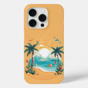 サンビーチヤシ iPhone 15 PROケース