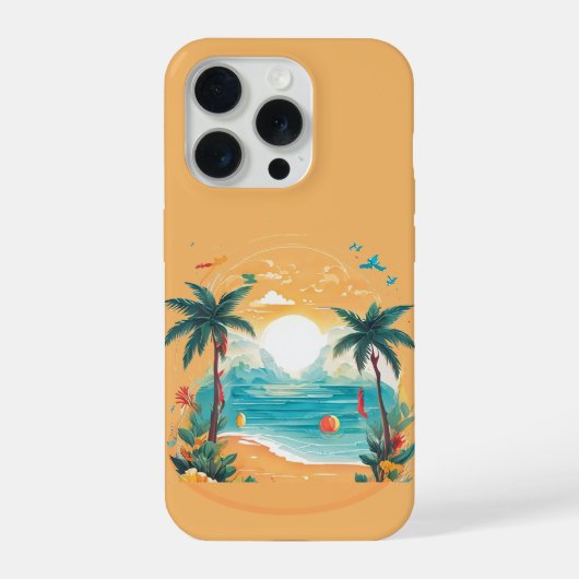 サンビーチヤシ iPhoneケース (裏面)