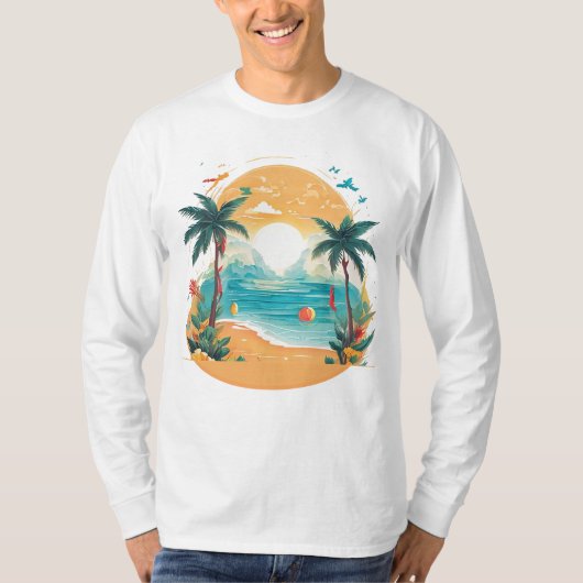 サンビーチヤシ Tシャツ (正面)