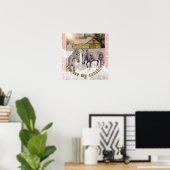 サンビームで2頭の白い馬 ポスター (ホームオフィス)