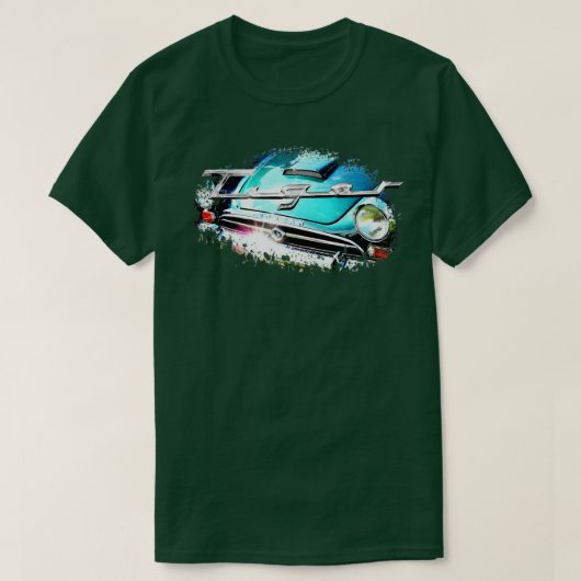 サンビームアルパインタイガー1960s英国のクラシック要素 tシャツ (デザイン正面)