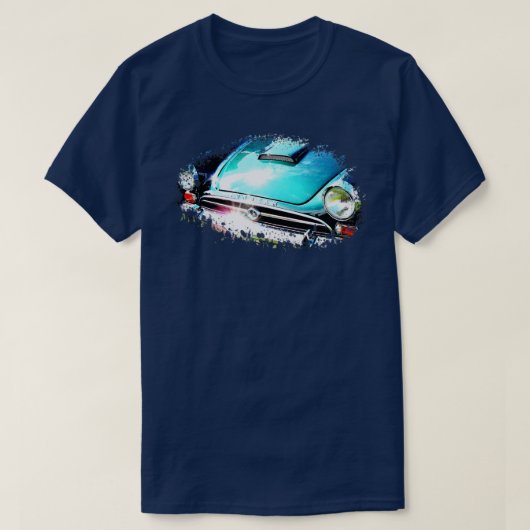 サンビームアルパインタイガー1960s英国のクラシック要素 tシャツ (デザイン正面)