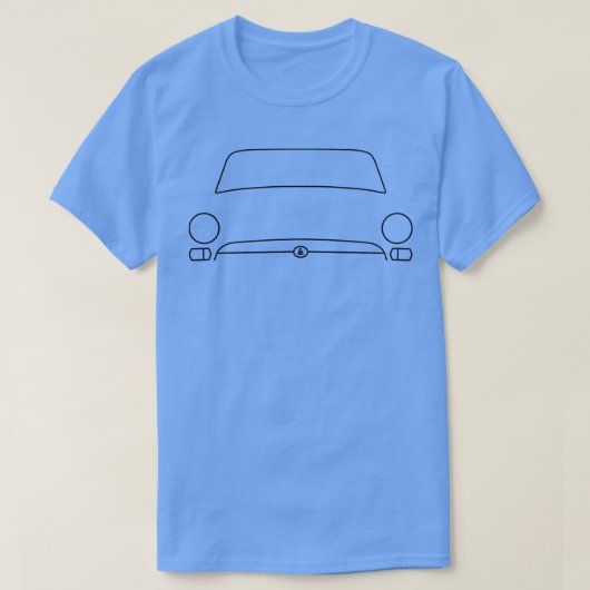 サンビームアルパインVクラシック輪郭 Tシャツ (デザイン正面)
