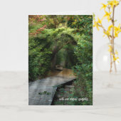 サンビームズインウッズ悔やみや弔慰 カード (黄色い花)