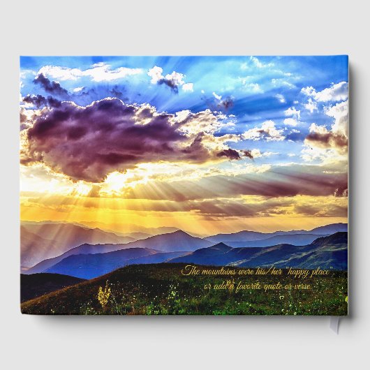 サンビームズマウンテンズお祝いオブライフゲストブック ゲストブック (裏面)