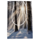 サンビーム付き冬林 ミディアムペーパーバッグ (正面)