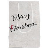 サンビーム付き冬林 ミディアムペーパーバッグ (裏面)