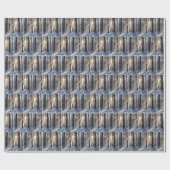 サンビーム付き冬林 ラッピングペーパー (フラット)