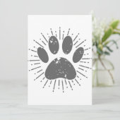 サンビーム動揺してドッグポープリント サンキューカード (スタンド正面)