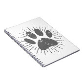 サンビーム動揺してドッグポープリント ノートブック (右側)