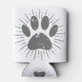 サンビーム動揺してドッグポープリント 缶クーラー (裏面)