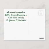 サンビーム調和詩はがき ポストカード (裏面)