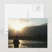 サンビーム魚釣り ポストカード (正面/裏面)