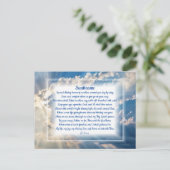 "サンビーム"キリスト教詩の休日はがき シーズンポストカード (スタンド正面)