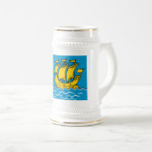 サンピエール島・ミクロン島の旗 ビールジョッキ (正面右)