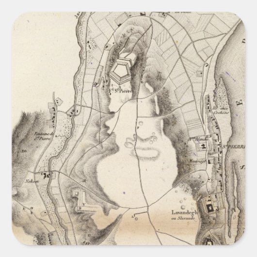 サンピエール高原アトラスマップ スクエアシール (正面)