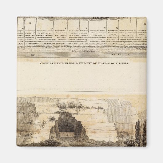 サンピエール高原 マグネット (正面)