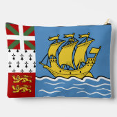 サンピエール・ミクロン国旗 アクセサリーポーチ (裏面)