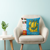 サンピエール・ミクロン国旗 クッション (椅子)