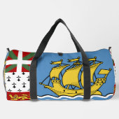 サンピエール・ミクロン国旗 ダッフルバッグ (裏面)