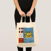 サンピエール・ミクロン国旗 トートバッグ (正面(商品))