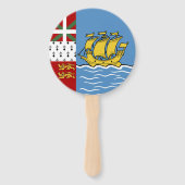 サンピエール・ミクロン国旗 ハンドファン (裏面)