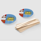 サンピエール・ミクロン国旗 ハンドファン (組立なし)