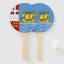 サンピエール・ミクロン国旗 ハンドファン