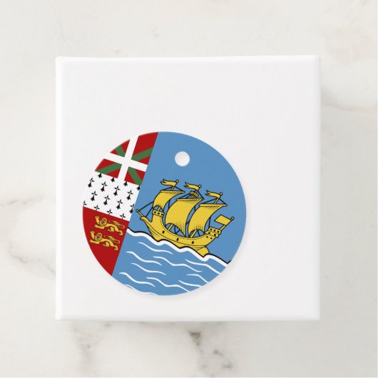 サンピエール・ミクロン国旗 フェイバータグ (インサイチュ)