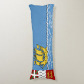 サンピエール・ミクロン国旗 ボディピロー (正面縦)