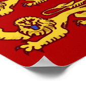 サンピエール・ミクロン国旗 ポスター (角)