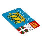 サンピエール・ミクロン国旗 マグネット (右側)