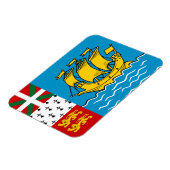 サンピエール・ミクロン国旗 マグネット (左側)