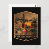 サンピエール・ミクロン ポストカード (正面/裏面)