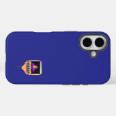 サンピックボール深いブルー Case-Mate iPhoneケース (裏面 (横))