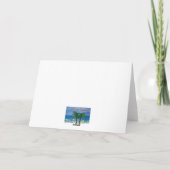 サンピパークリスマスホリデーグリーティングカード。 サンキューカード (裏面)