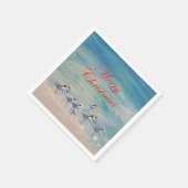 サンピパーズクリスマスホリデーパーティーのナプキン スタンダードカクテルナプキン (角)